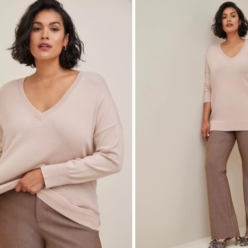 Torrid Everyday Soft Pullover Tunic Crew Sweater